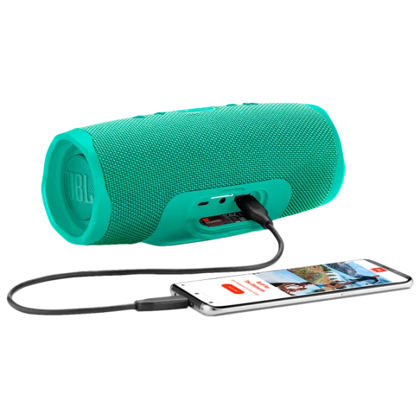 Портативная колонка JBL Charge 4 30 Вт/ Зелёный photo 6 Портативная колонка JBL Charge 4 30 Вт/ Зелёный photo 6