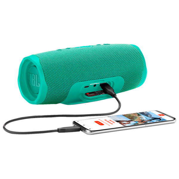 Портативная колонка JBL Charge 4 30 Вт/ Зелёный photo 6 Портативная колонка JBL Charge 4 30 Вт/ Зелёный photo 6