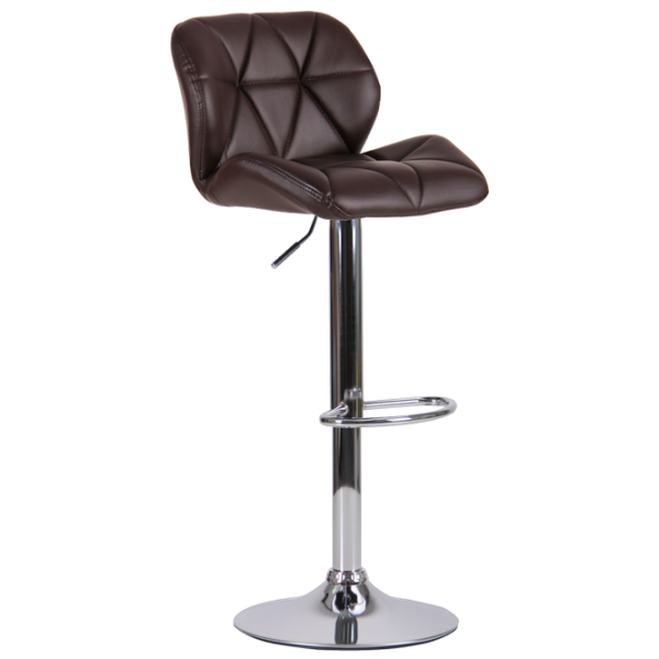 Scaun de bar AMF Vensan Piele artificială/ Metal/ Brown photo 2