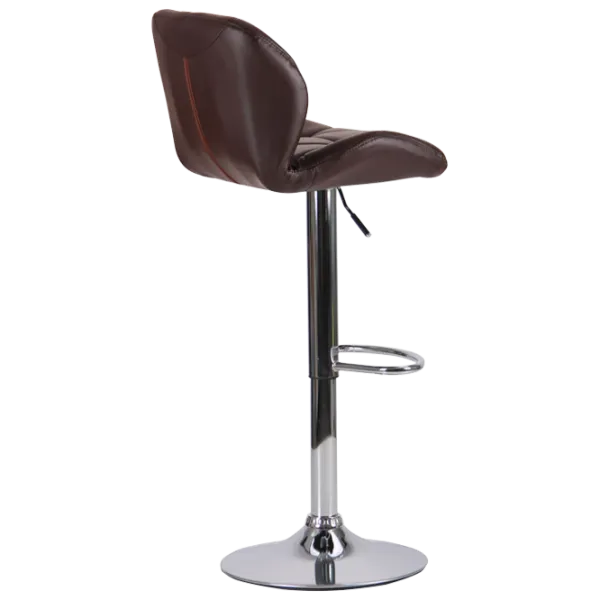 Scaun de bar AMF Vensan Piele artificială/ Metal/ Brown photo 3