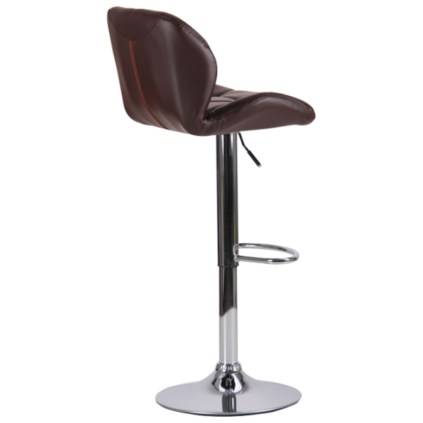 Scaun de bar AMF Vensan Piele artificială/ Metal/ Brown photo 3