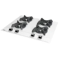 Plită încorporabilă pe gaz Teka GBC 64000 Sticlă călită/ White photo 4