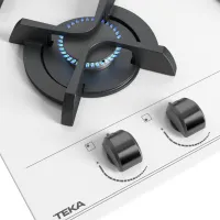 Plită încorporabilă pe gaz Teka GBC 64000 Sticlă călită/ White photo 5