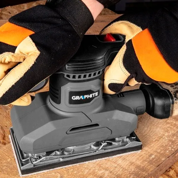 Șlefuitor Graphite 59G326 Cu vibrații/ 260 W/ Gray photo 6