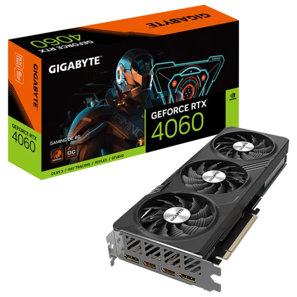 Видеокарта Gigabyte GeForce RTX 4060 GAMING OC PCI Express x8 4.0 / 8 ГБ photo 8 Видеокарта Gigabyte GeForce RTX 4060 GAMING OC PCI Express x8 4.0 / 8 ГБ photo 8