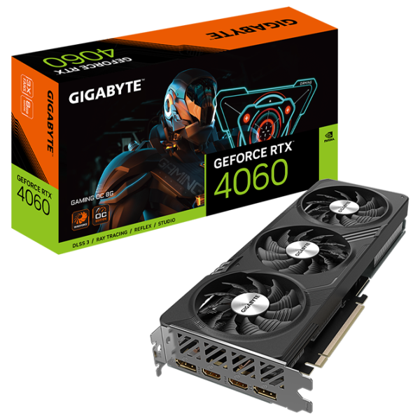 Видеокарта Gigabyte GeForce RTX 4060 GAMING OC PCI Express x8 4.0 / 8 ГБ photo 8 Видеокарта Gigabyte GeForce RTX 4060 GAMING OC PCI Express x8 4.0 / 8 ГБ photo 8