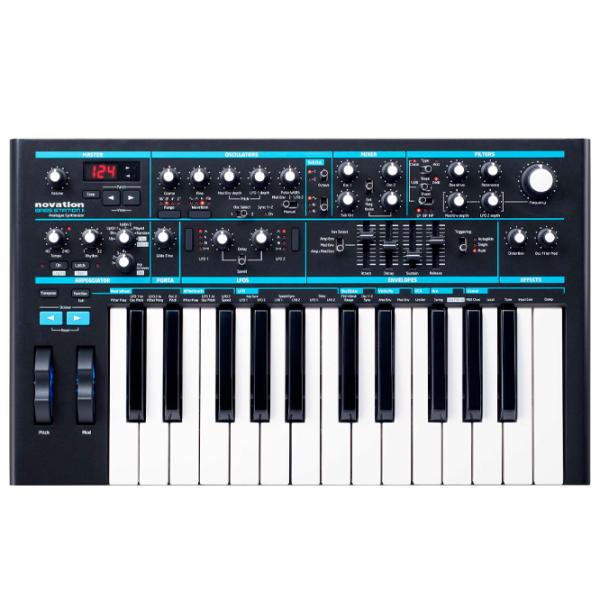 Sintetizator digital Novation Bass Station II 25 clape/ 64 voci/ Metal, plastic/ Black photo 2
