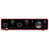 Interfață audio Focusrite Scarlett 4i4 3rd Gen 192 kHz/ 20 Hz - 20 kHz/ Red photo 4
