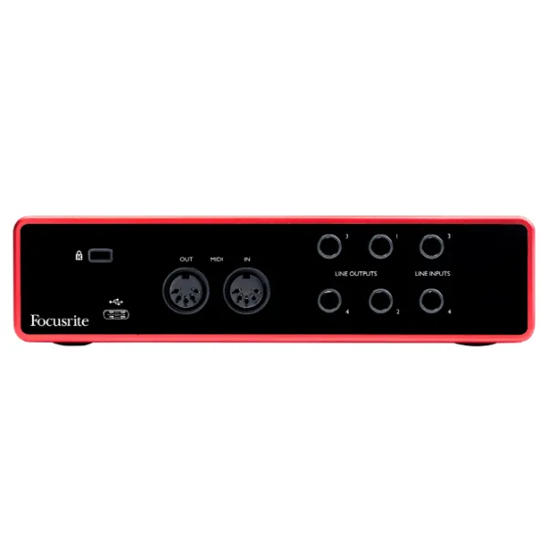 Аудио интерфейс Focusrite Scarlett 4i4 3rd Gen 192 кГц/ 20 Гц - 20 кГц/ Красный photo 5