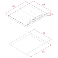Plită încorporabilă cu inducție Teka IZS 66800 Vitroceramică/ Black photo 8