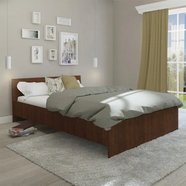Кровать Haaus Remi 160 x 200 см/ ЛДСП/ Венге photo 3