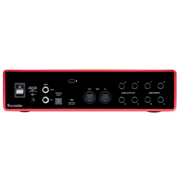 Аудио интерфейс Focusrite Scarlett 18i8 3rd Gen 192 кГц/ 20 Гц - 20 кГц/ Красный photo 5