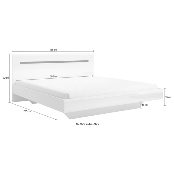 Pat Helvetia Hektor 180 x 200 cm/ PAL/ White photo 2