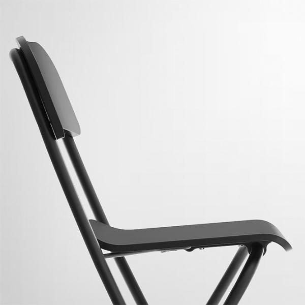 Барный стул Ikea Franklin Шпон/ Сталь/ Черный photo 4