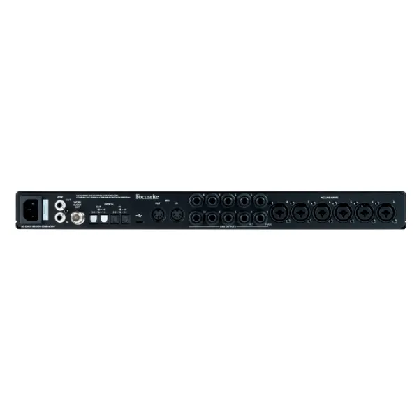 Аудио интерфейс Focusrite Scarlett 18i20 3rd Gen 192 кГц/ 20 Гц - 20 кГц/ Черный photo 4