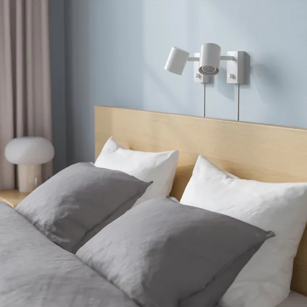 Кровать Ikea Malm 2 140 x 200 см / Шпон / Белый дуб photo 5