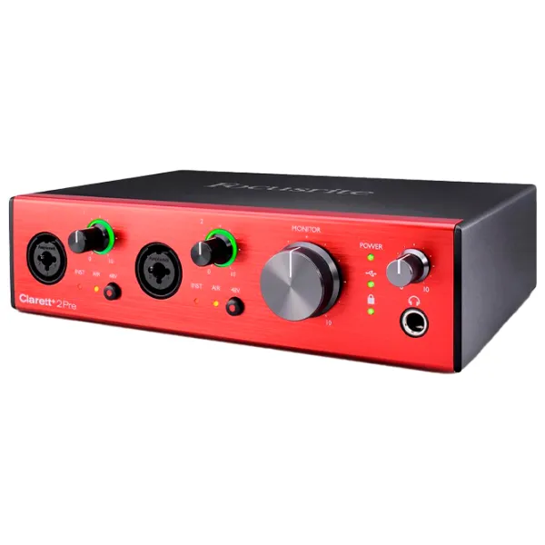 Interfață audio Focusrite Clarett+ 2Pre 192 kHz/ 20 Hz - 20 kHz/ Black photo 2 Interfață audio Focusrite Clarett+ 2Pre 192 kHz/ 20 Hz - 20 kHz/ Black photo 2