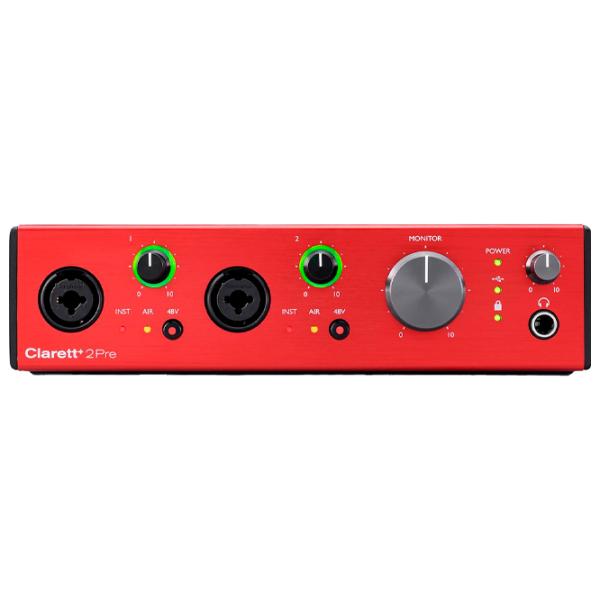 Interfață audio Focusrite Clarett+ 2Pre 192 kHz/ 20 Hz - 20 kHz/ Black photo 5 Interfață audio Focusrite Clarett+ 2Pre 192 kHz/ 20 Hz - 20 kHz/ Black photo 5