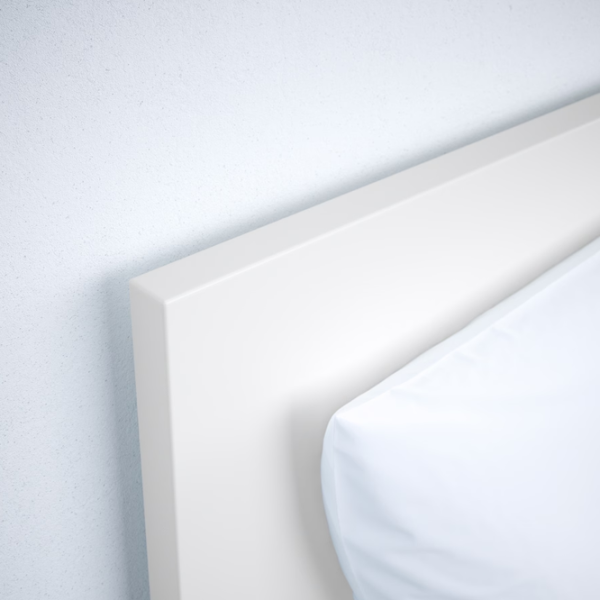 Кровать Ikea Malm 90 x 200 см / Шпон / Белый photo 7
