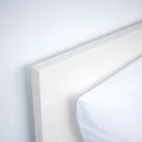 Кровать Ikea Malm 90 x 200 см / Шпон / Белый photo 7