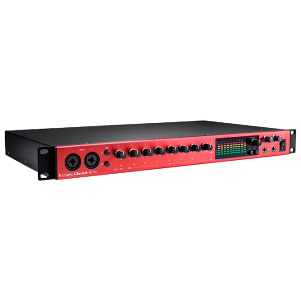 Аудио интерфейс Focusrite Clarett+ 8Pre 192 кГц/ 20 Гц - 20 кГц/ Черный photo 3
