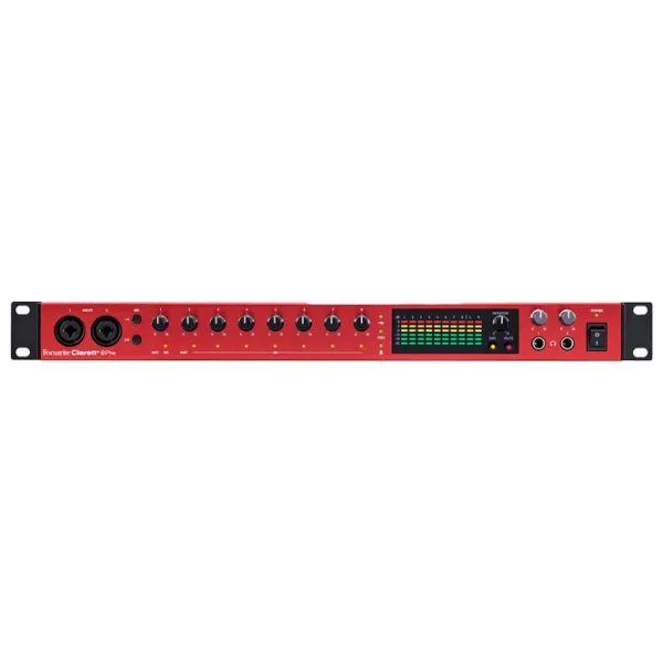 Аудио интерфейс Focusrite Clarett+ 8Pre 192 кГц/ 20 Гц - 20 кГц/ Черный photo 4