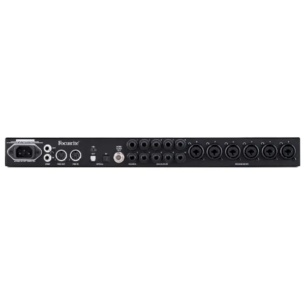 Аудио интерфейс Focusrite Clarett+ 8Pre 192 кГц/ 20 Гц - 20 кГц/ Черный photo 5
