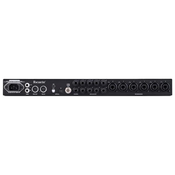 Аудио интерфейс Focusrite Clarett+ 8Pre 192 кГц/ 20 Гц - 20 кГц/ Черный photo 5