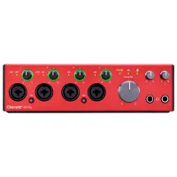 Interfață audio Focusrite Clarett+ 4Pre 192 kHz/ 20 Hz - 20 kHz/ Red photo 4