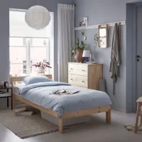 Кровать Ikea Neiden Luroy 90 x 200 см / Шпон / Натуральное дерево photo 4