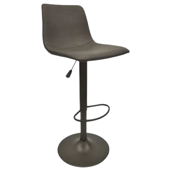 Scaun de bar DecoPrim SB-91 Piele artificială/ Oțel/ Dark Gray photo 2