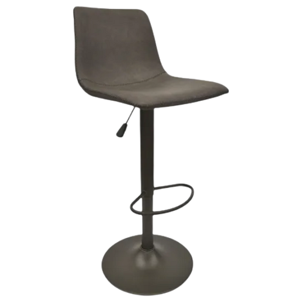 Scaun de bar DecoPrim SB-91 Piele artificială/ Oțel/ Dark Gray photo 2
