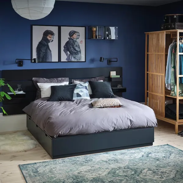 Pat Ikea Nordli 160 x 200 cm / Furnir / Antracit photo 2