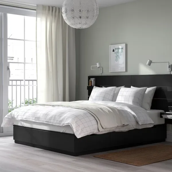 Pat Ikea Nordli 160 x 200 cm / Furnir / Antracit photo 3