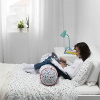 Кровать Ikea Slakt 90 x 200 см / Шпон / Белый photo 2
