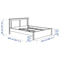 Pat Ikea Songesand Luroy 140 x 200 cm / Furnir / White photo 8