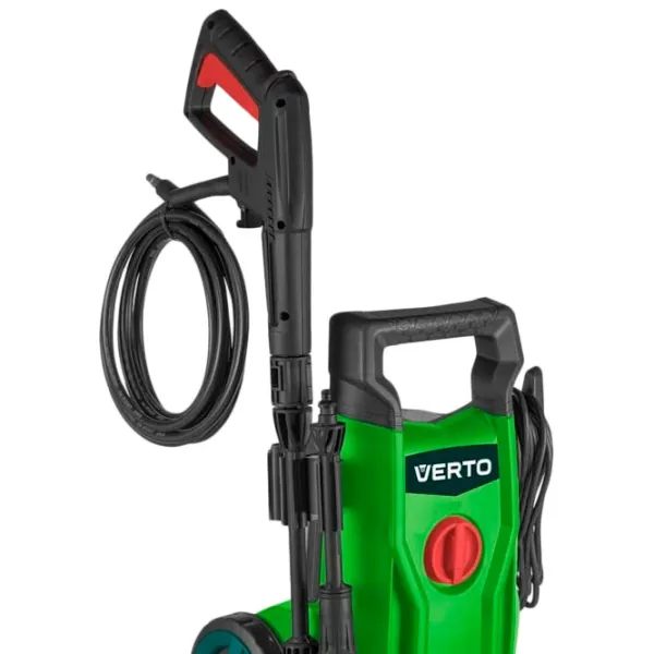 Maşină de curăţat cu presiune Verto 52G401 1400 W/ Green photo 2 Maşină de curăţat cu presiune Verto 52G401 1400 W/ Green photo 2
