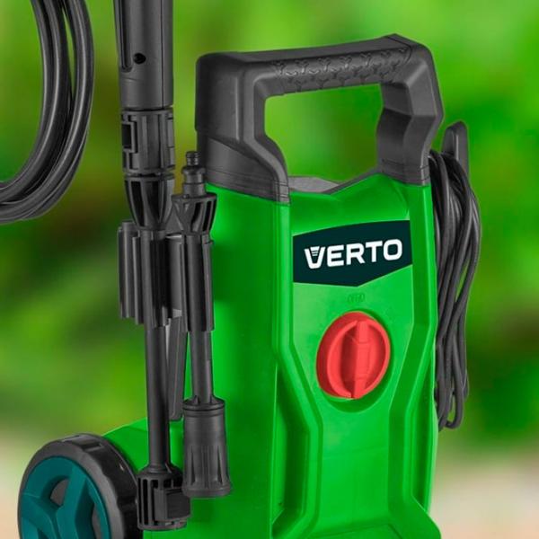 Maşină de curăţat cu presiune Verto 52G401 1400 W/ Green photo 6 Maşină de curăţat cu presiune Verto 52G401 1400 W/ Green photo 6