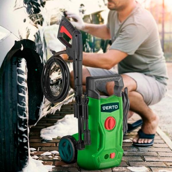 Maşină de curăţat cu presiune Verto 52G401 1400 W/ Green photo 12 Maşină de curăţat cu presiune Verto 52G401 1400 W/ Green photo 12