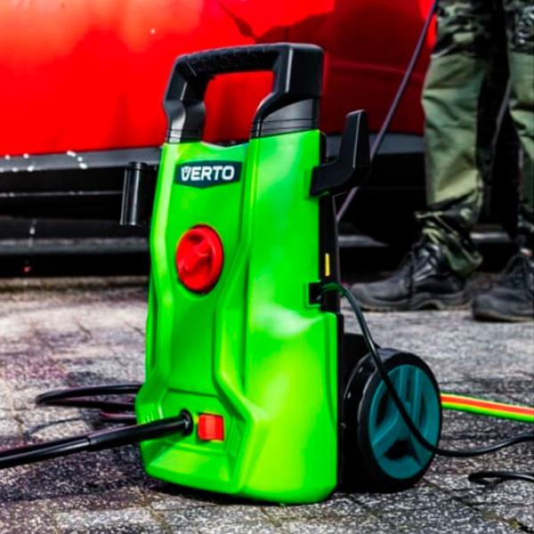 Maşină de curăţat cu presiune Verto 52G401 1400 W/ Green photo 13 Maşină de curăţat cu presiune Verto 52G401 1400 W/ Green photo 13