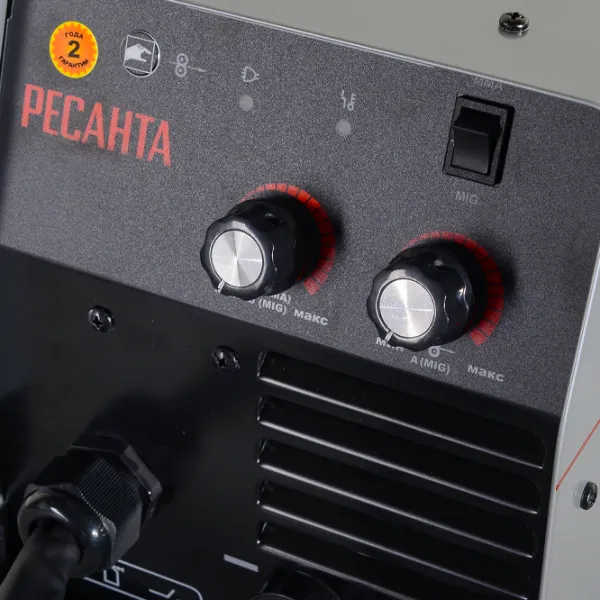 Aparat de sudat Resanta САИПА-22B/ 160A 220 V semiautomat (MIG/ MAG)/ Gray photo 8