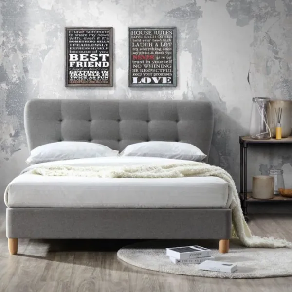 Pat DecoPrim Jadi 160 x 200 cm/ Masiv/ Gray photo 4 Pat DecoPrim Jadi 160 x 200 cm/ Masiv/ Gray photo 4