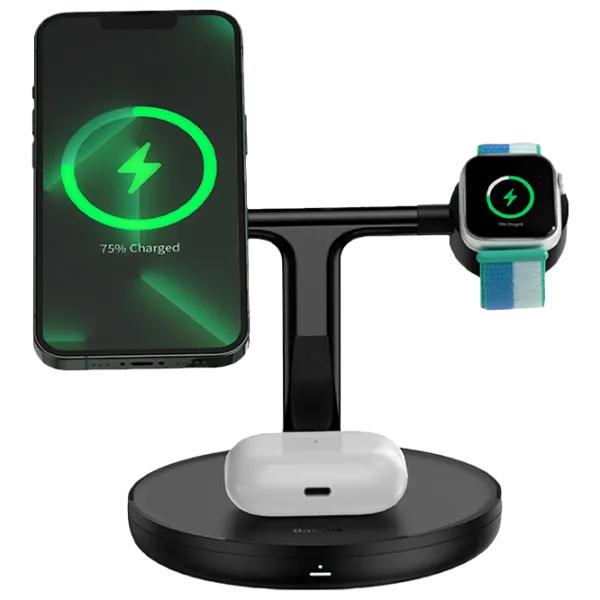 Încărcător wireless Baseus WXTE000101 2 A/ Black photo 2