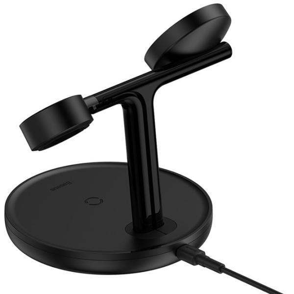 Încărcător wireless Baseus WXTE000101 2 A/ Black photo 4