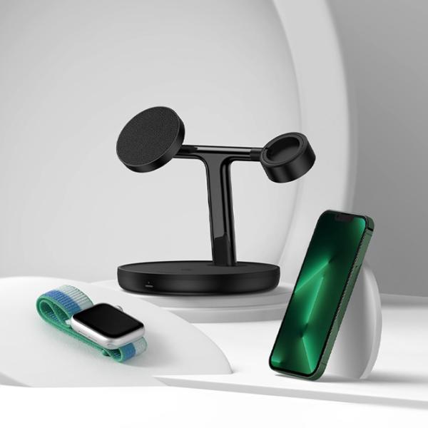 Încărcător wireless Baseus WXTE000101 2 A/ Black photo 8
