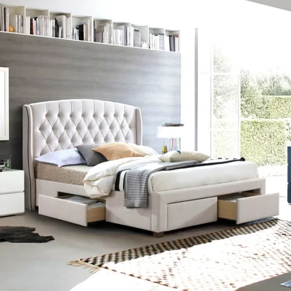 Кровать DecoPrim Tiffany 180 x 200 см/ Массив/ Бежевый photo 2