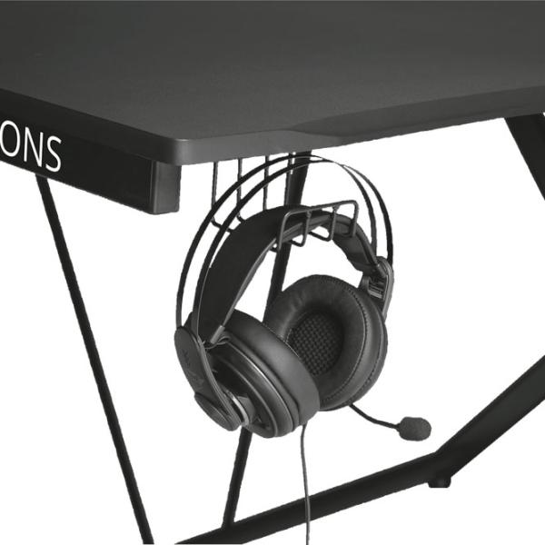Masă gaming Trust GXT 711 Dominus MDF/ Black photo 5