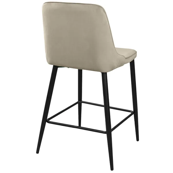 Барный стул Deco Clasic Small Бархат/ Металл/ Бежевый photo 4