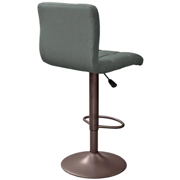 Scaun de bar Deco SB-044 Stofă/ Metal/ Gray photo 3 Scaun de bar Deco SB-044 Stofă/ Metal/ Gray photo 3