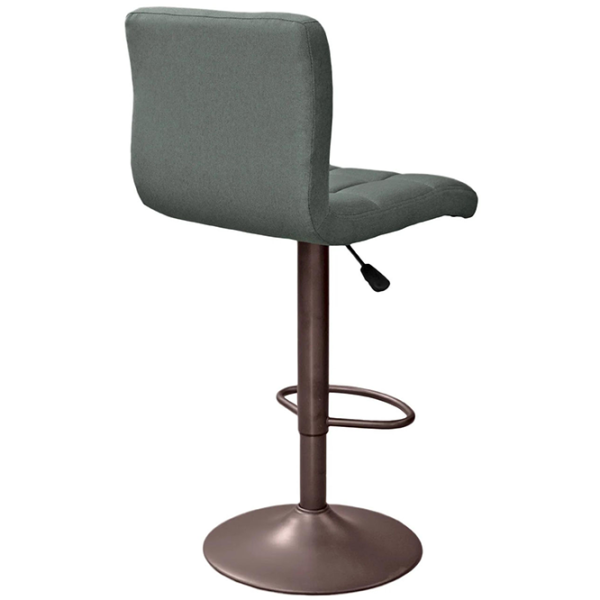 Scaun de bar Deco SB-044 Stofă/ Metal/ Gray photo 3 Scaun de bar Deco SB-044 Stofă/ Metal/ Gray photo 3